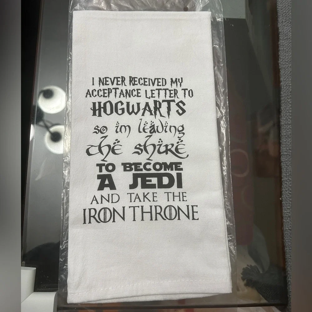 White Novelty Bath Towel